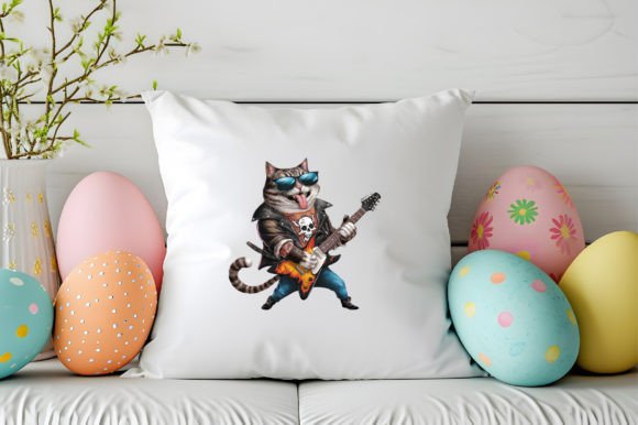 Download Rockstar Cat Clipart PNG Design - Rockstar Collection