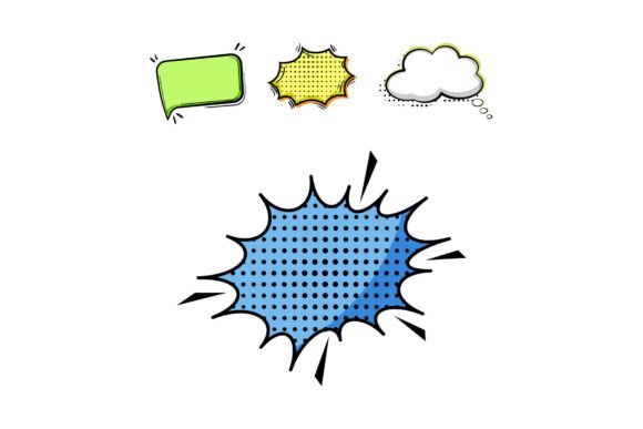 Download Comic Style Speech Bubbles and Thought B - Premium Bundle