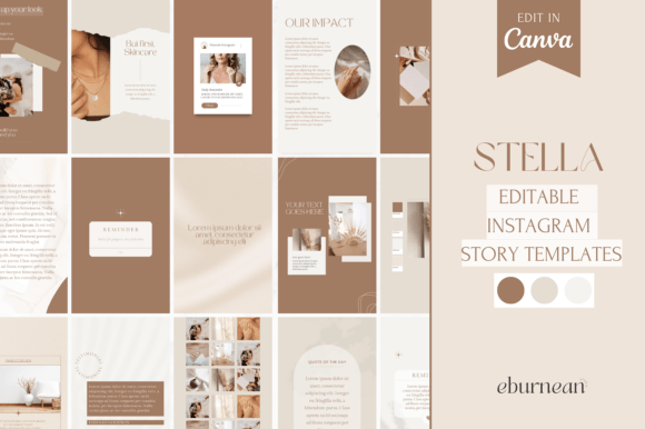 Download Boho Instagram Story Templates Canva - Boho Collection
