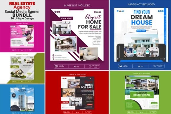 Download Real Estate Social Media Banner Template - Social media banner Collection