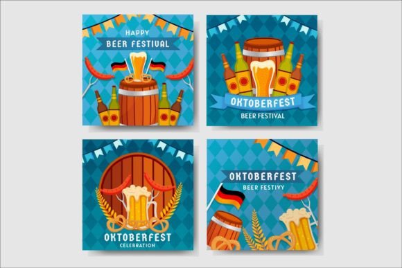 Download Oktoberfest Social Media Post Design - Post design Collection